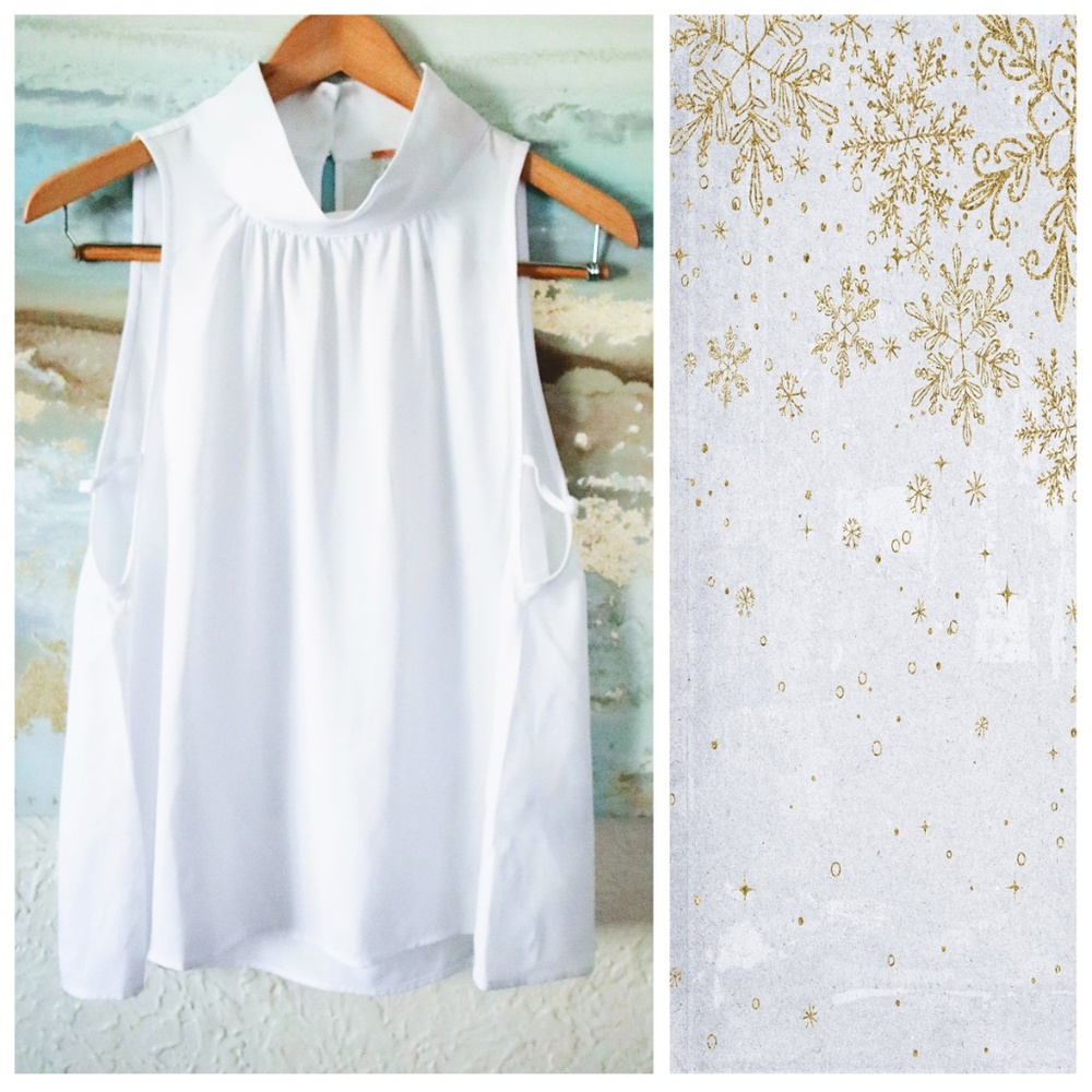 Free People white sleeveless top